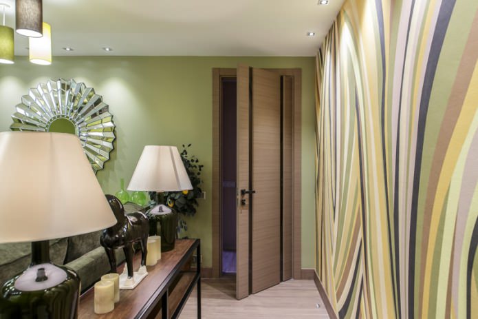 wooden interior door