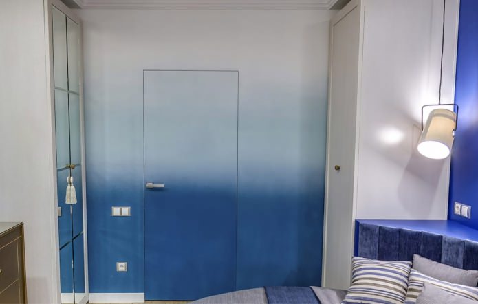 hidden doors with a gradient