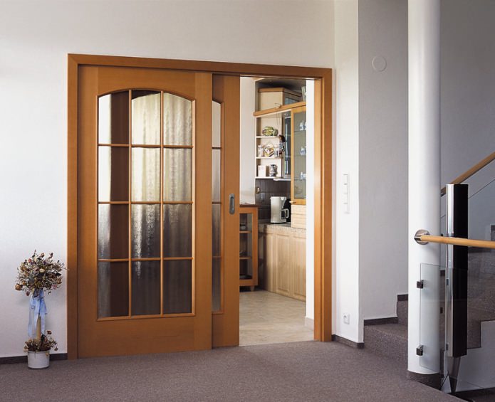 sliding interior door-compartment