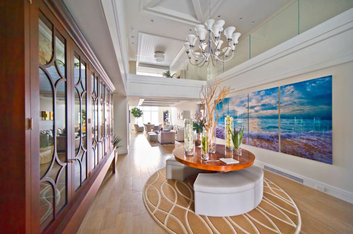 modular painting in the interior