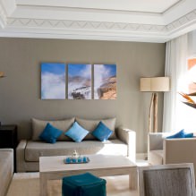 Modular paintings in the interior: 50 modern photos and ideas-4