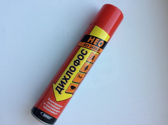 aerosol from midges in the apartment