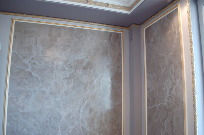 marble-effect Venetian plaster