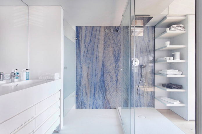 blue marble in the interior