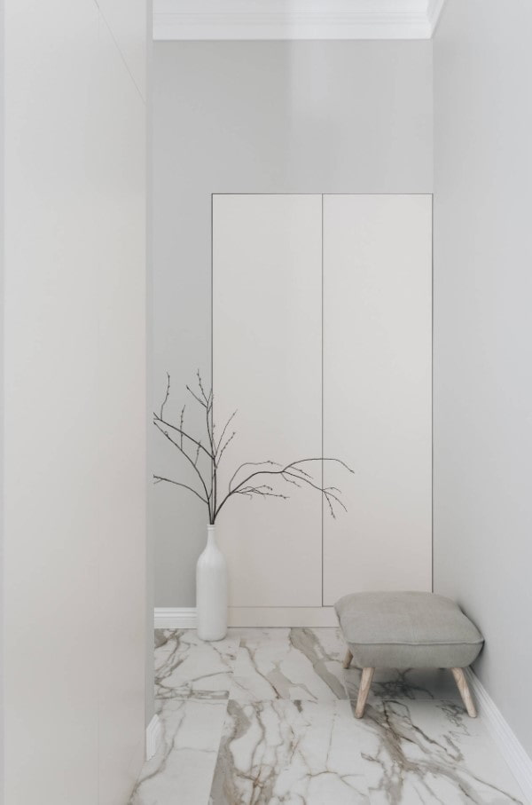 hallway in minimalist style