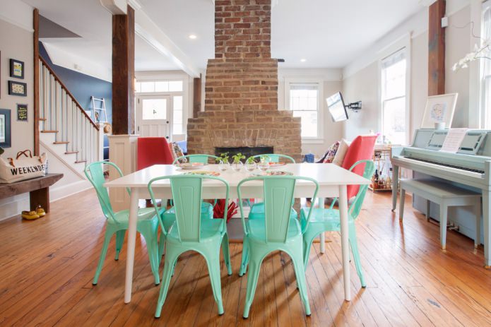 mint chairs