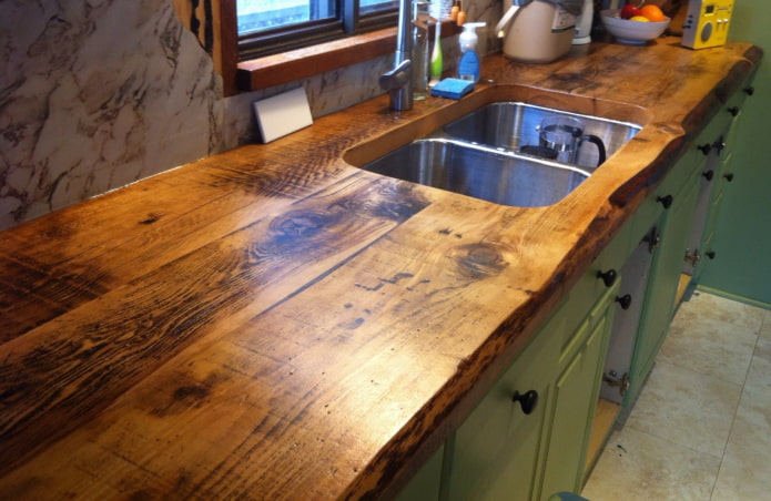 Wooden tabletop