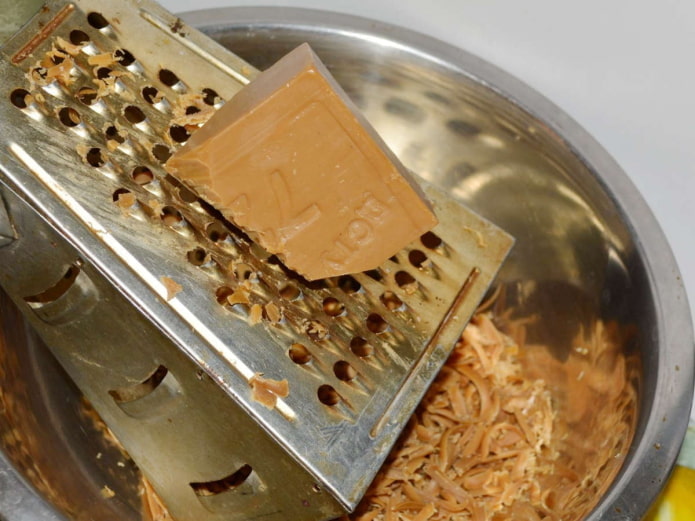 grated laundry soap