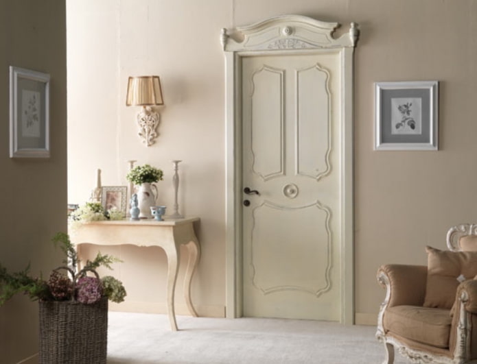 Carved door frames
