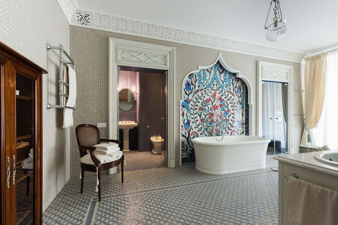 architectural frames with patterns
