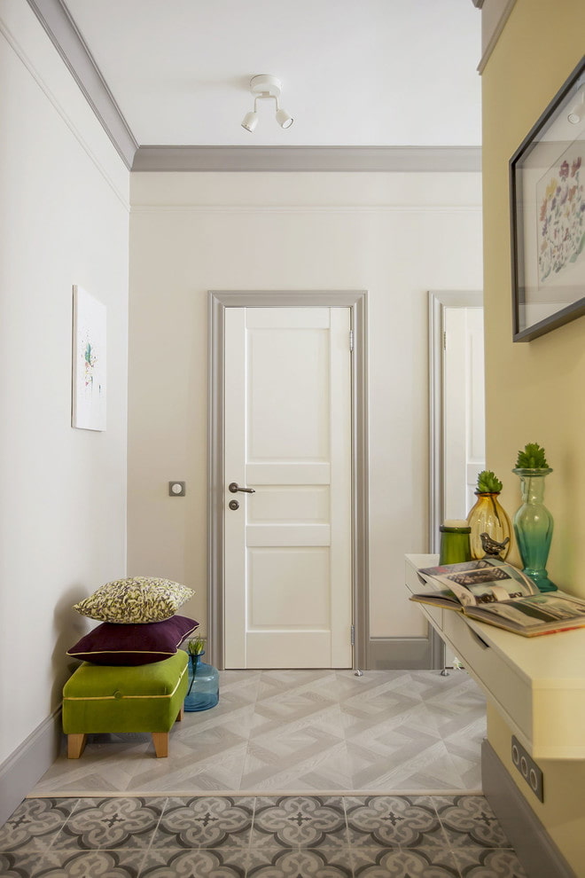 gray door frames