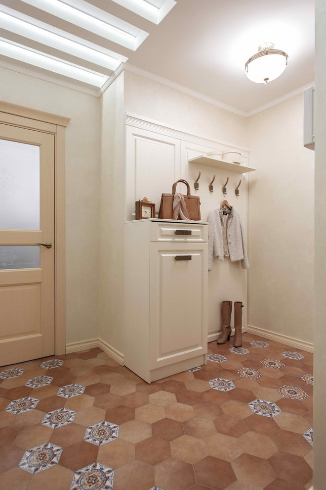 hexagonal floor tile