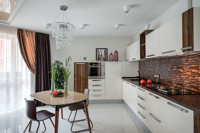 white floor tiles in the interior