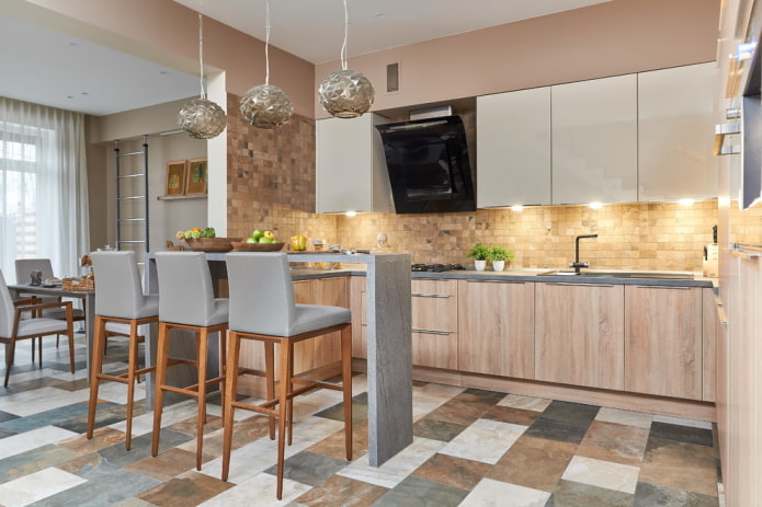 rectangular floor tile