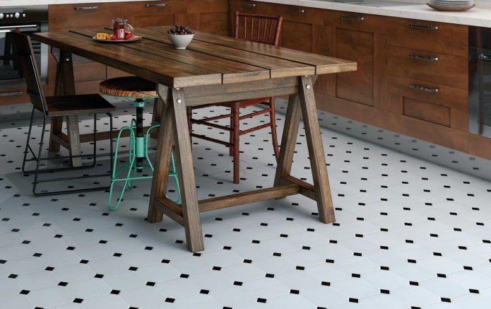 octagonal floor tiles