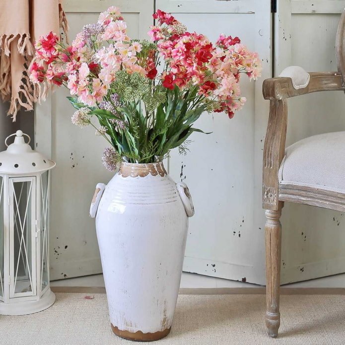 fresh flowers in a vase