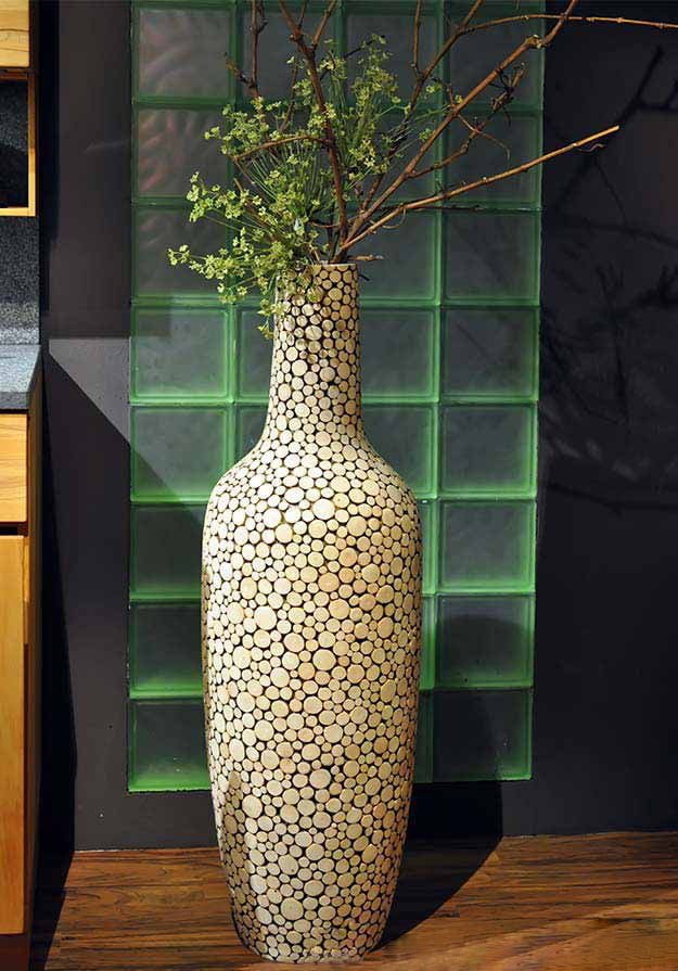 floor vase in eco style