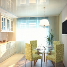 Design options for suspended ceilings in the kitchen-0