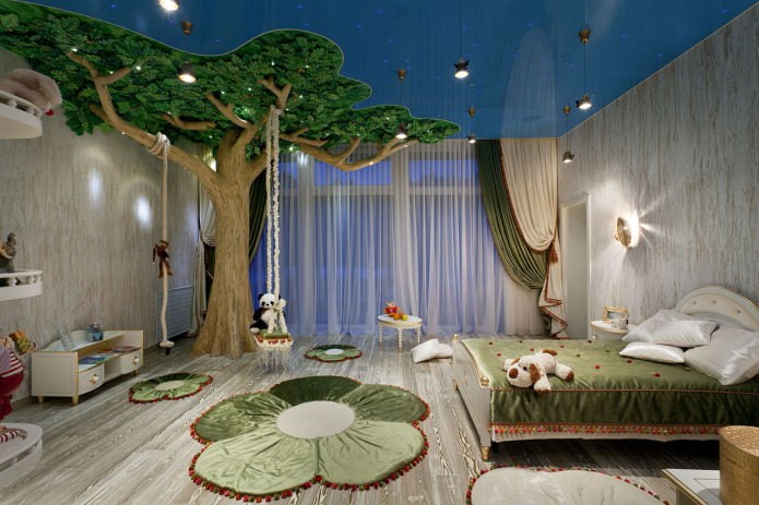original ceiling in the nursery