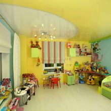 Stretch ceiling in the children's room: 60 best photos and ideas-11