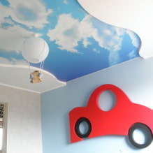 Stretch ceiling in the children's room: 60 best photos and ideas-9