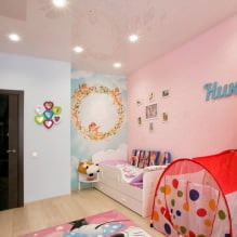 Stretch ceiling in the children's room: 60 best photos and ideas-8