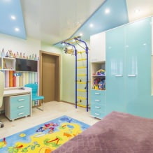 Stretch ceiling for children's room: 60 best photos and ideas-2