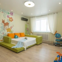 Stretch ceiling in children's room: 60 best photos and ideas-10