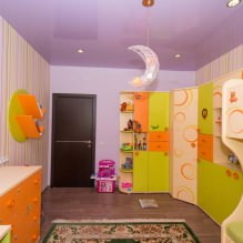 Stretch ceiling in the children's room: 60 best photos and ideas-7