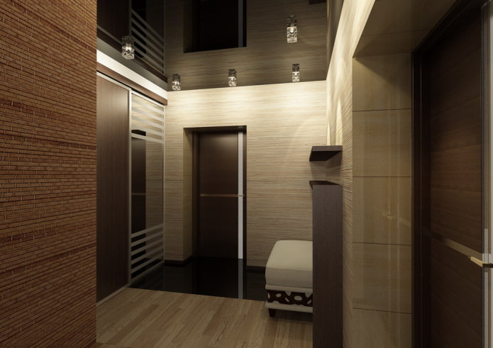 black stretch ceiling structure