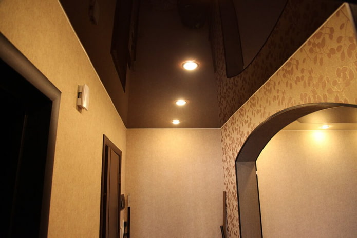 tension structure with spotlights