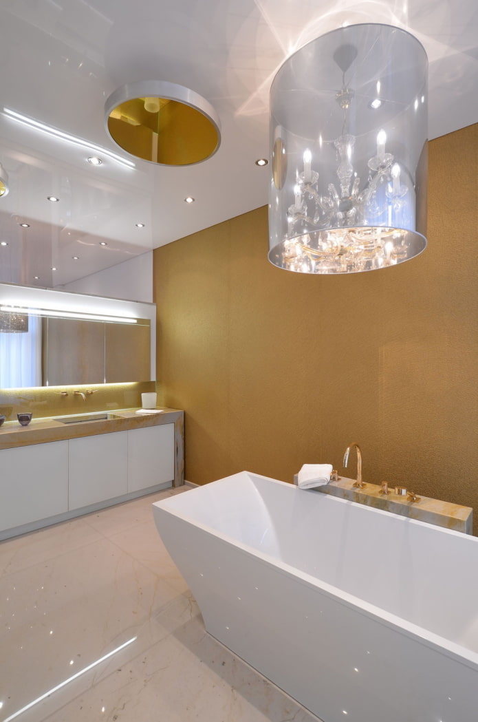 high-tech style bathroom