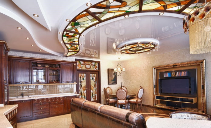 tension structure in Art Nouveau style