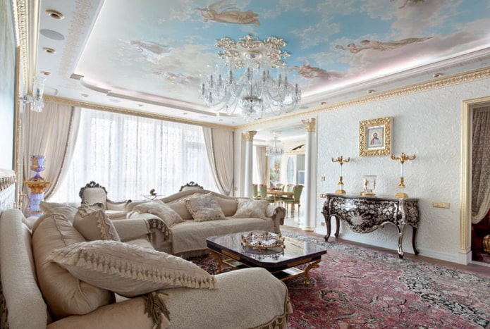 stretch structure in Baroque style