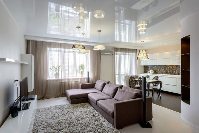 glossy ceiling