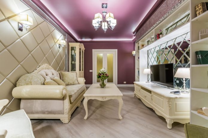 mirror and soft wall decoration
