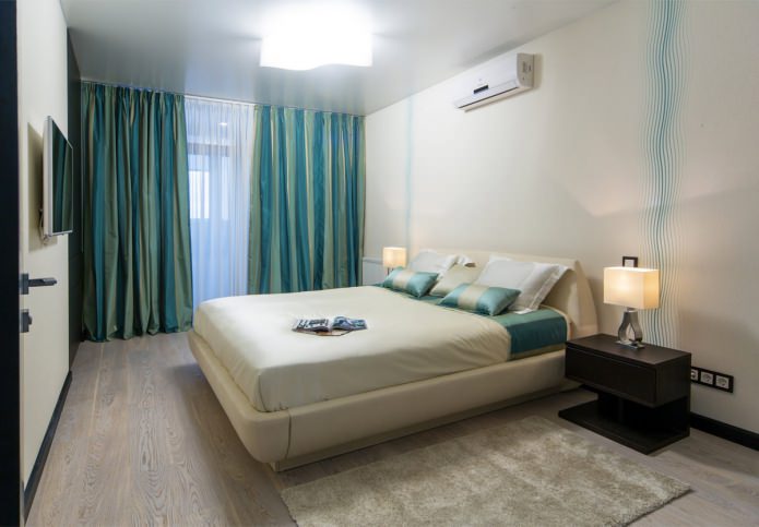 laminate in the bedroom interior