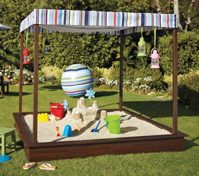 Canopy for a sandbox