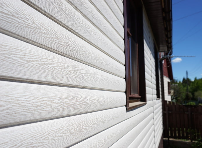 vinyl siding on a house