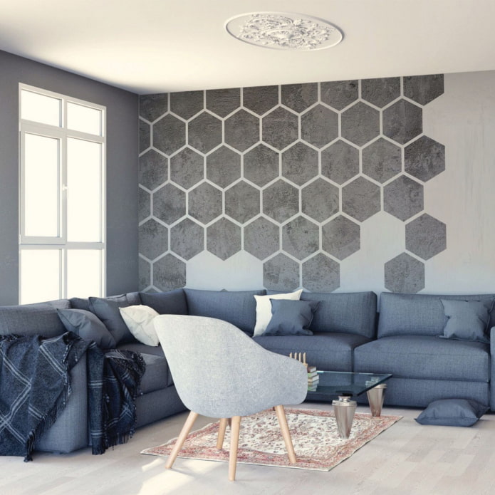 honeycomb on the wall