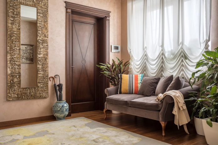 hallway interior in neoclassical style