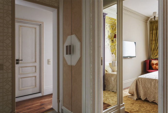 hallway in neoclassical style