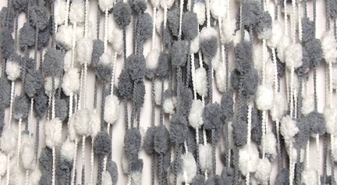 curtains with pompoms