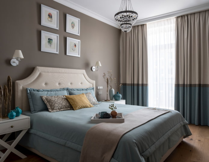 curtains in the bedroom