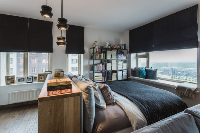 roller blinds in a modern style