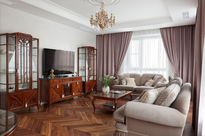 night curtains in a classic style