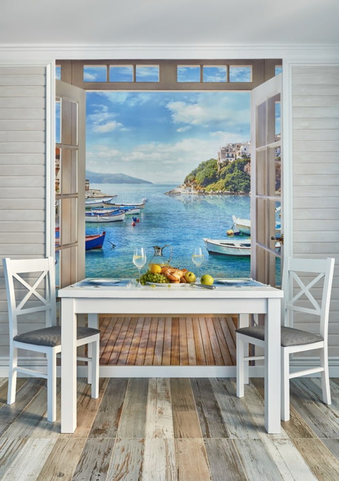 photo wallpaper for the kitchen