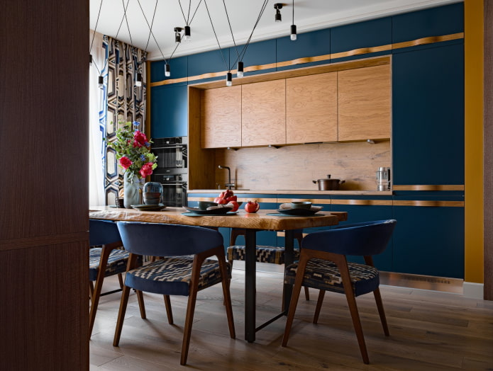 wooden dining table