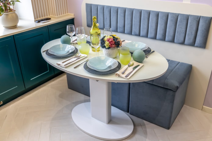 table and sofa