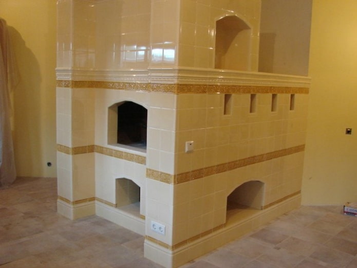 tiles on the stove